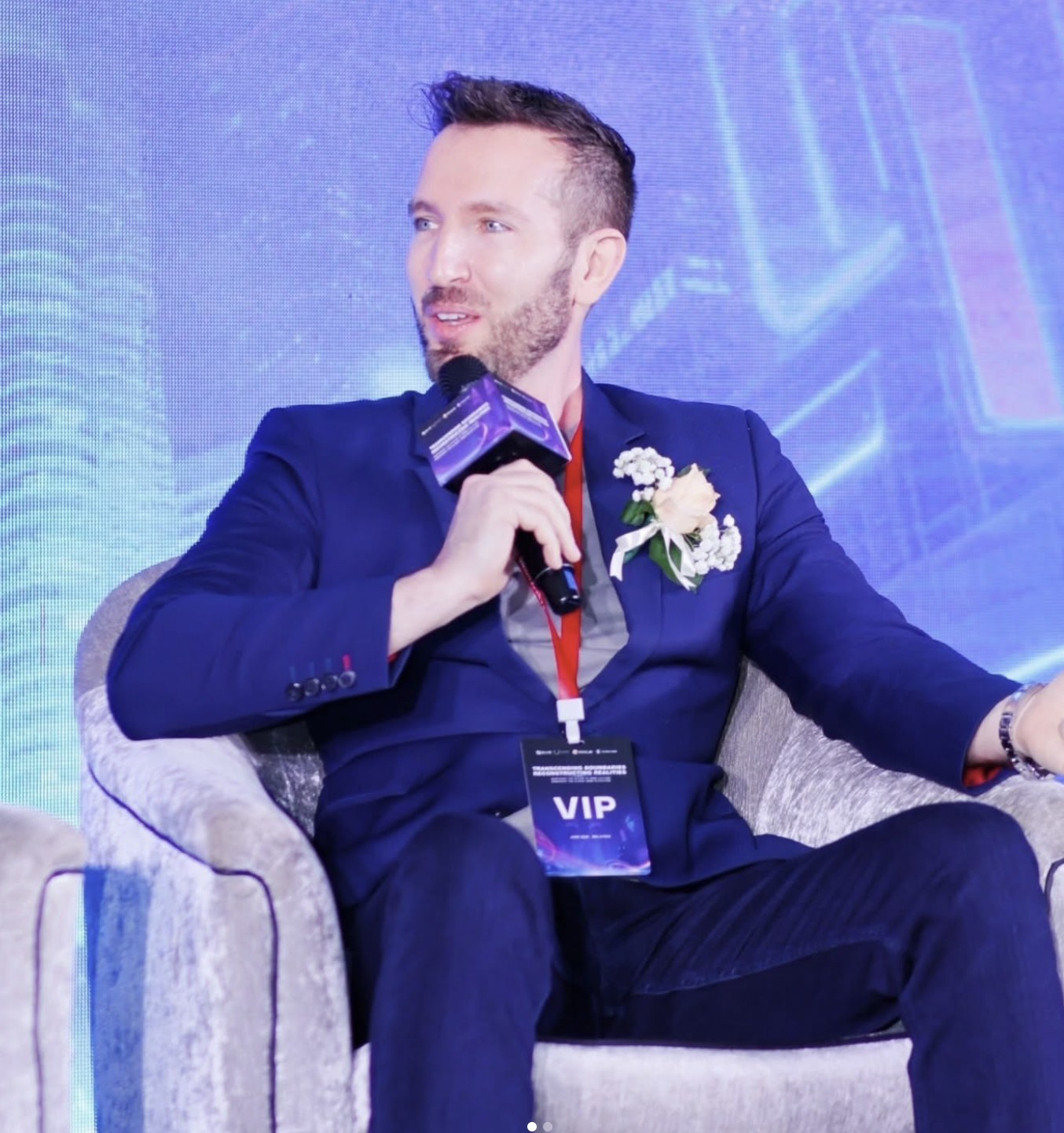 Jonathan Gropper speaking at Future Outlook Roundtable, Ho Chi Minh City, 2024